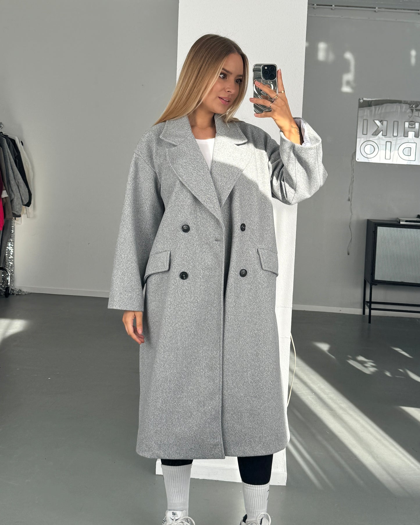 ICHI Coat GREY