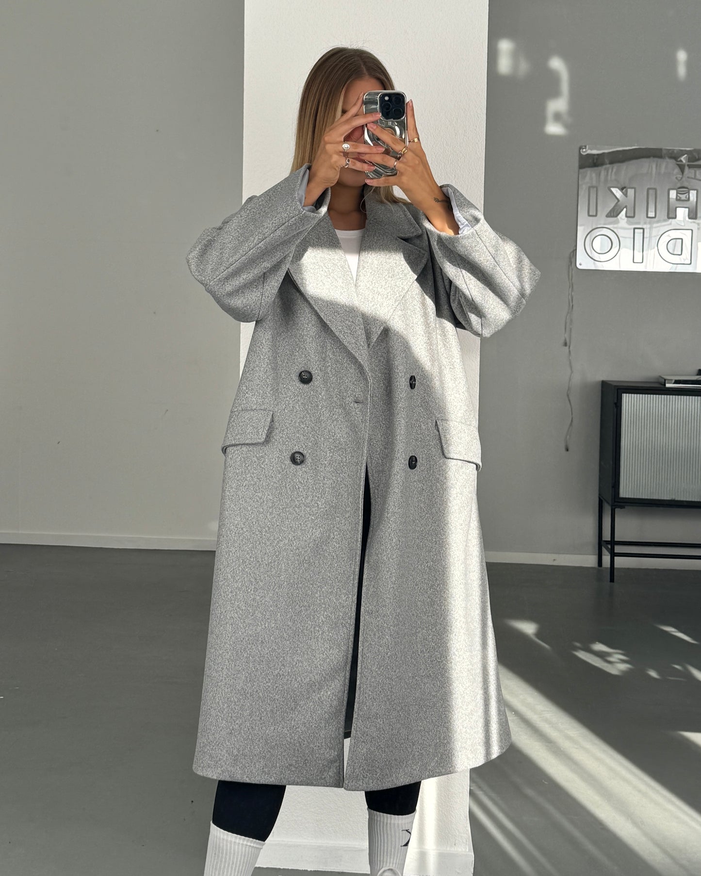 ICHI Coat GREY