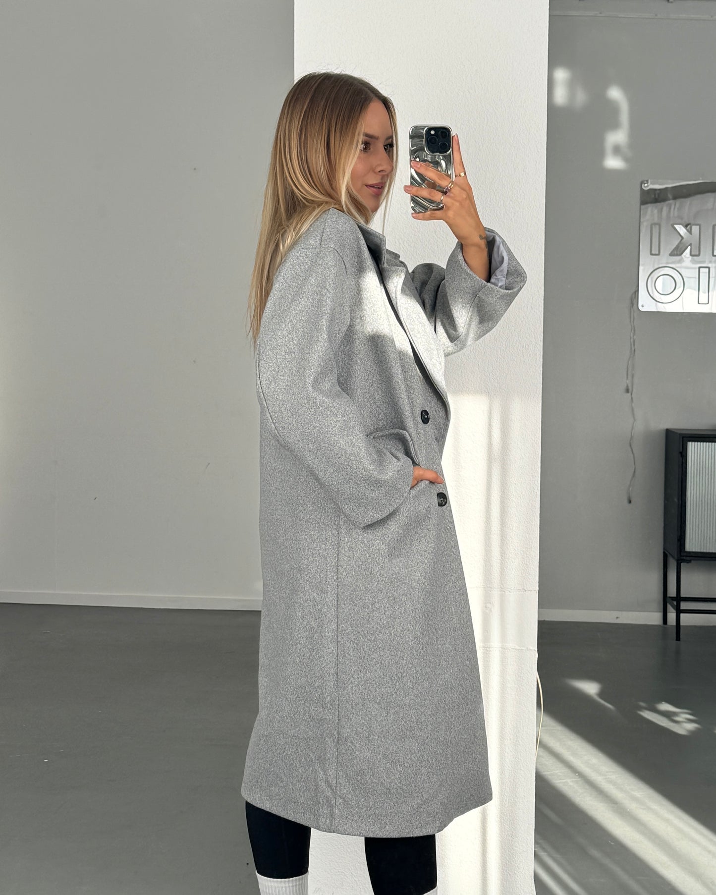 ICHI Coat GREY