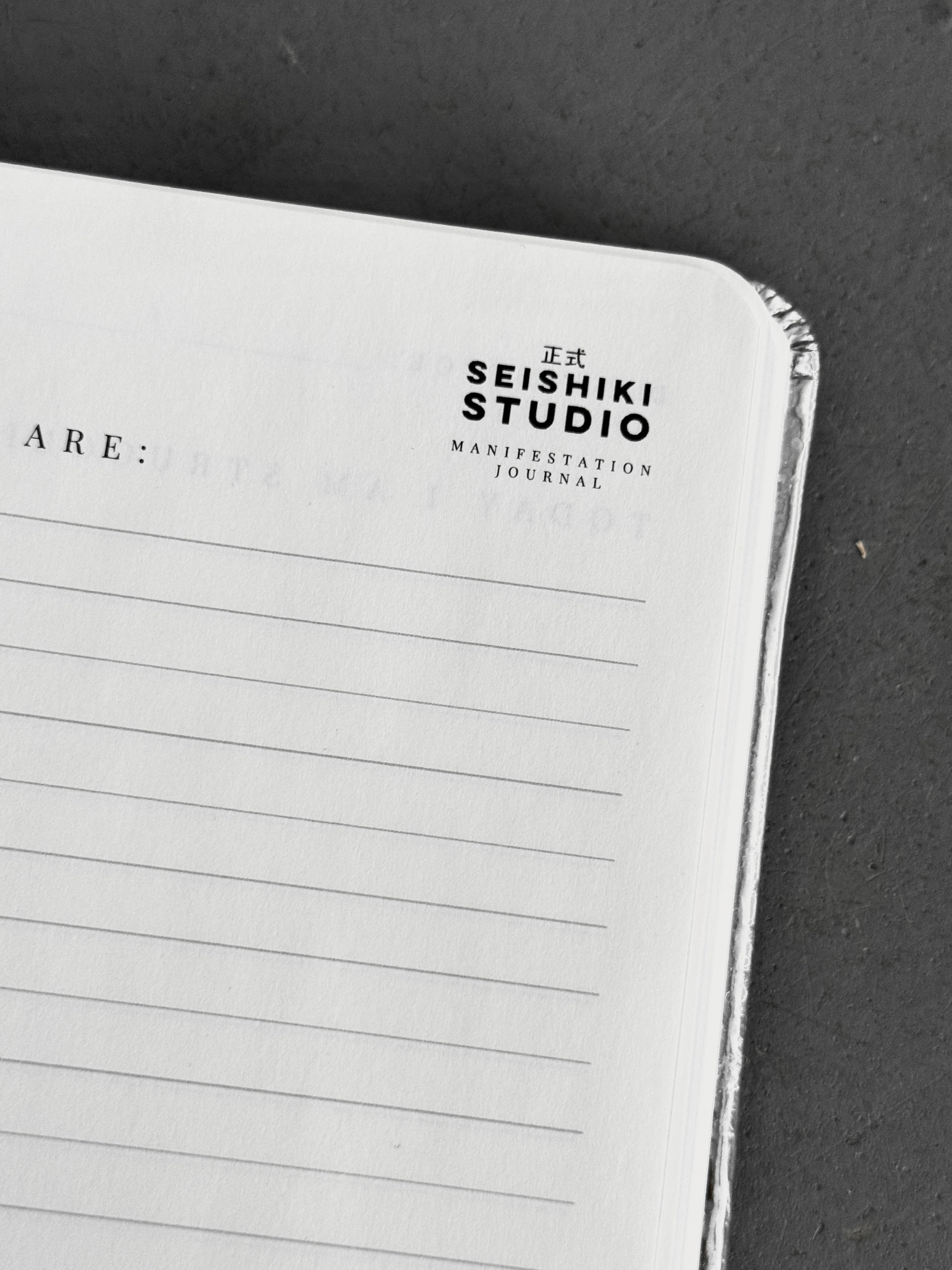 Manifestation Journal BLACK