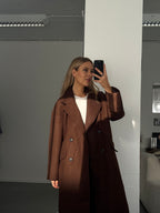 ICHI Coat DARK BROWN