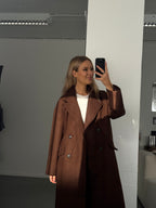 ICHI Coat DARK BROWN
