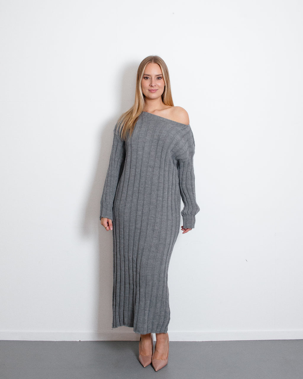 SOBU Sweaterjurk GRIJS