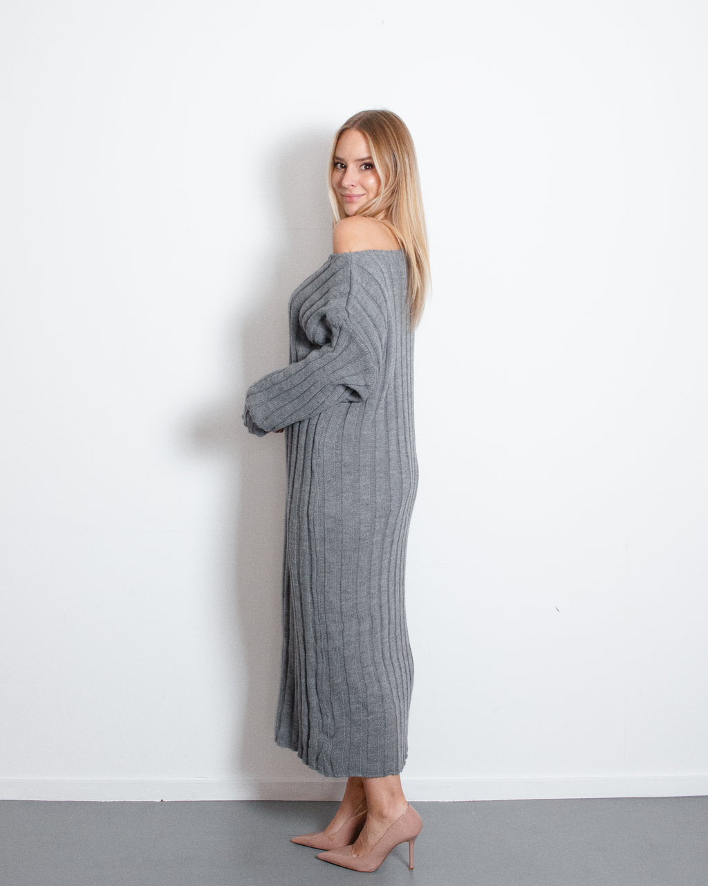 SOBU Sweaterjurk GRIJS