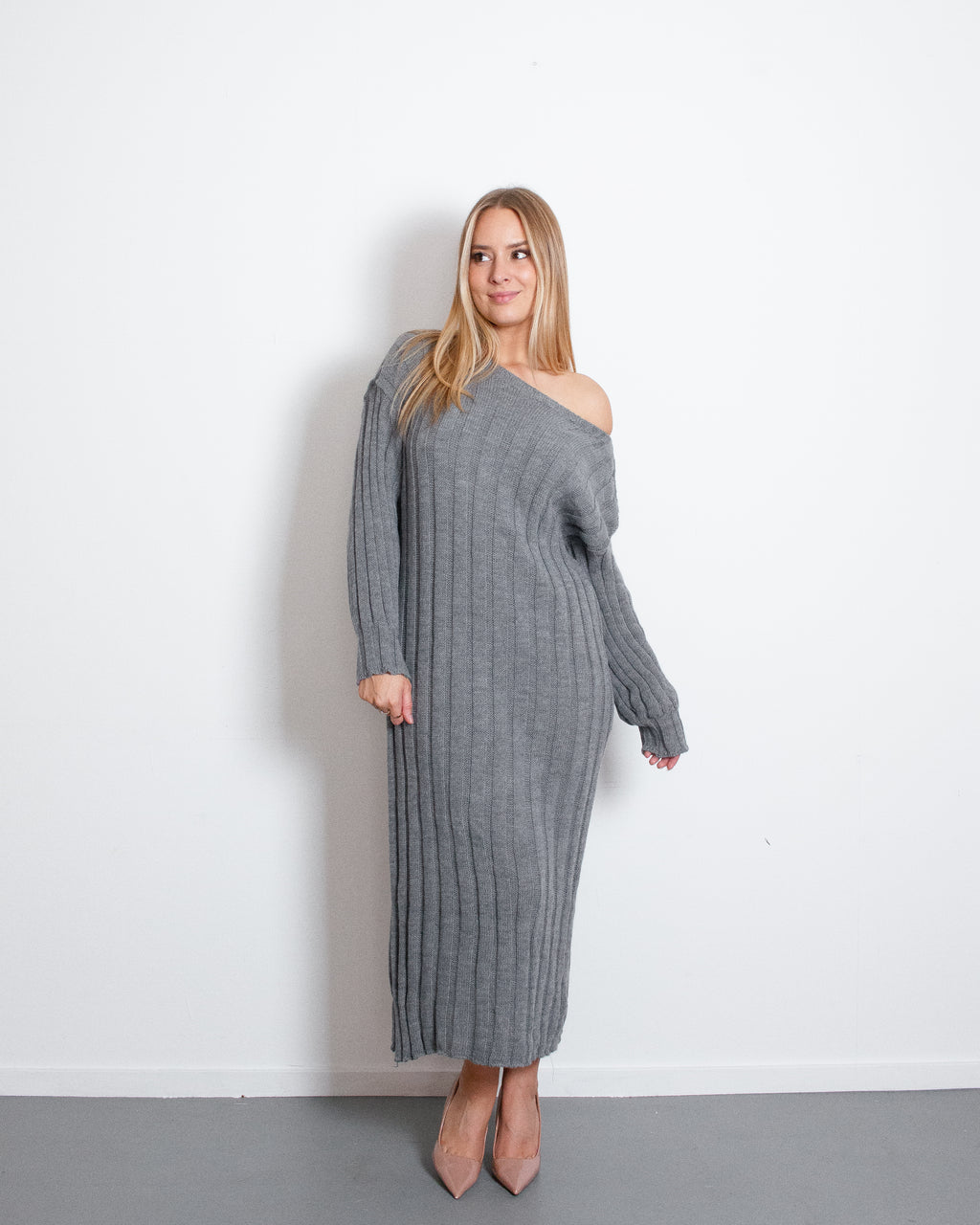 SOBU Sweaterjurk GRIJS