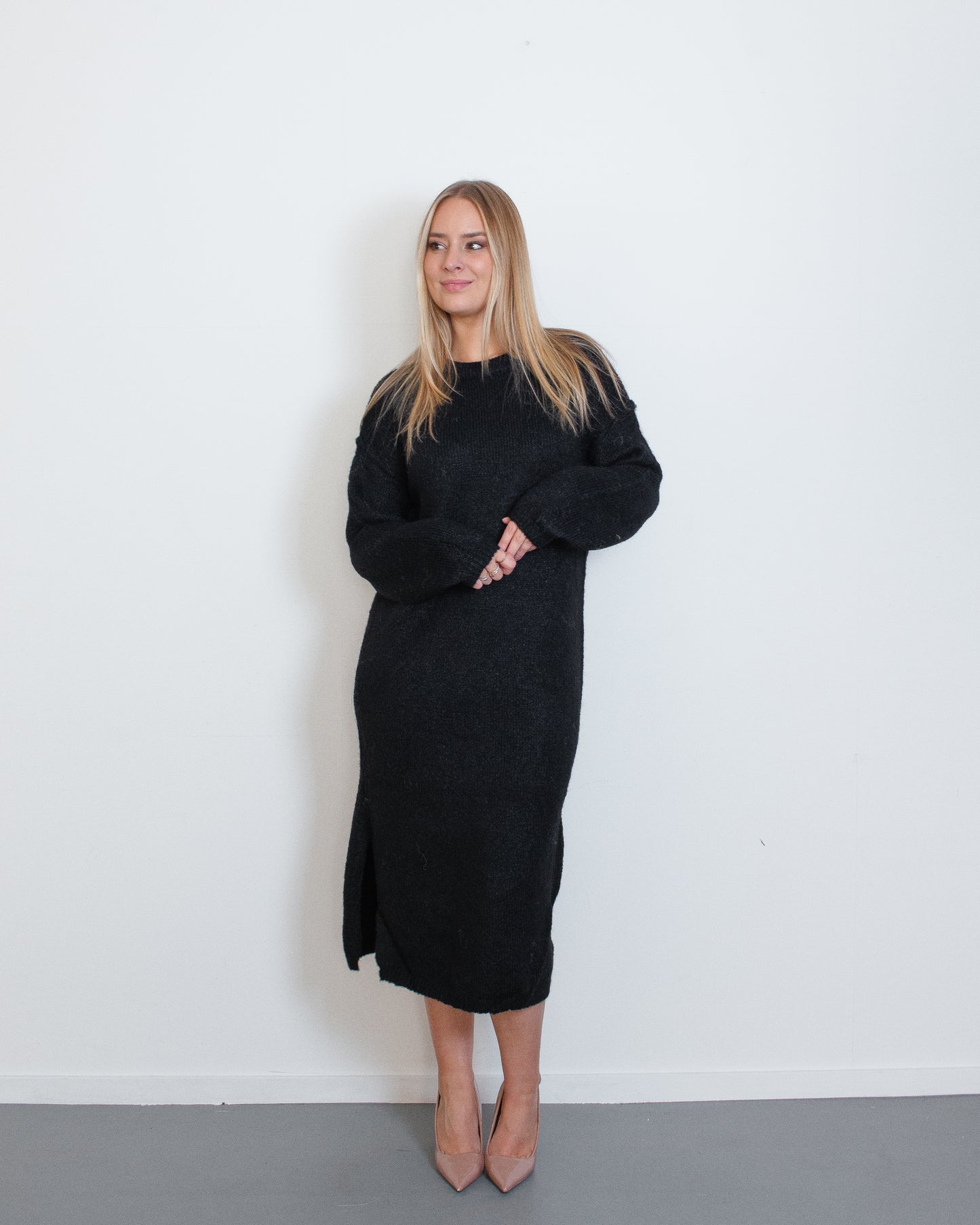 BUKA Sweaterdress BLACK