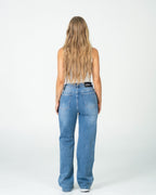 MIKSAKI Wide Leg JEANS MEDIUM WASH - INSEAM 83CM