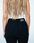 NAMAKE Flare Jeans BLACK - IL 85CM