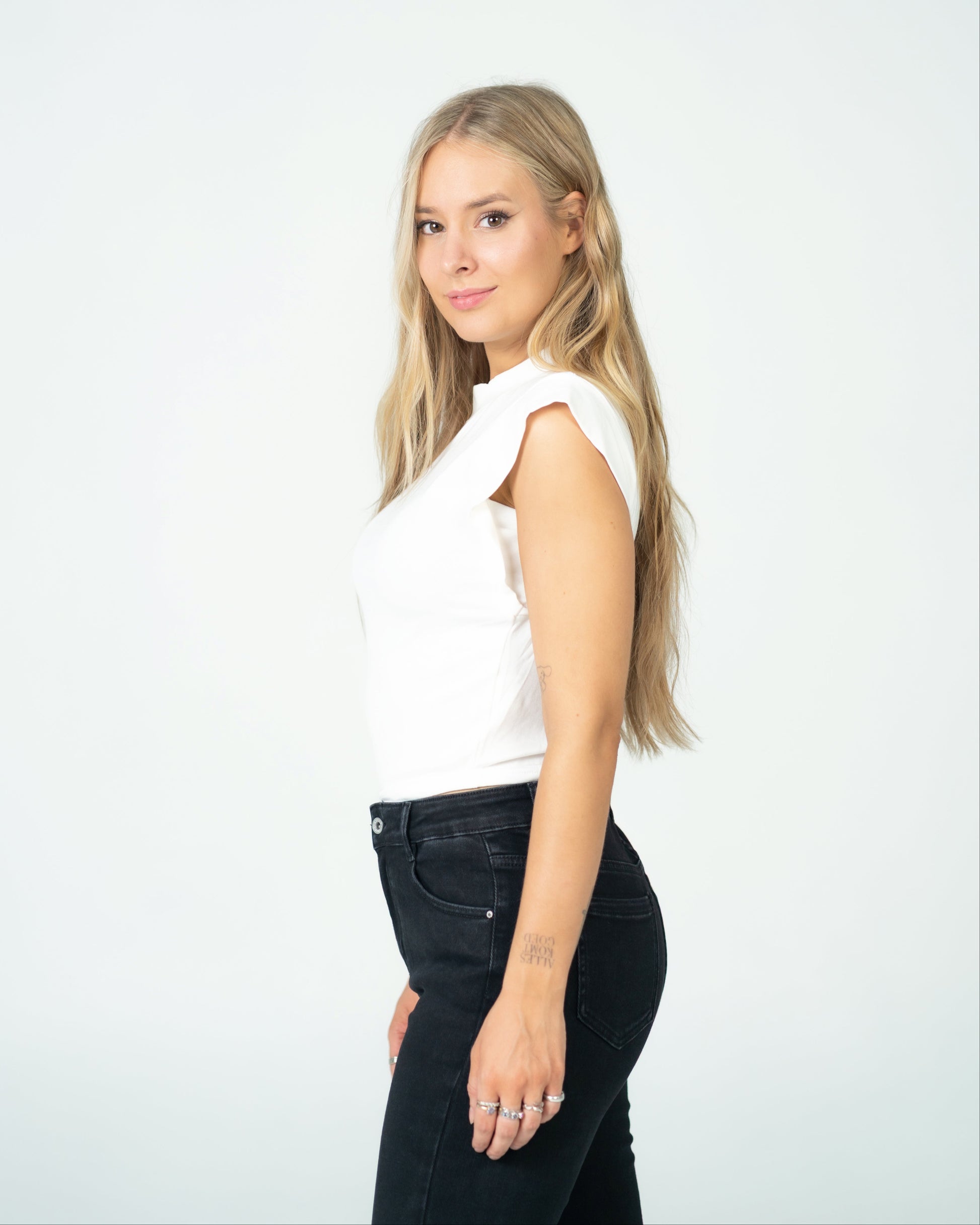 KINZOKU Top WHITE