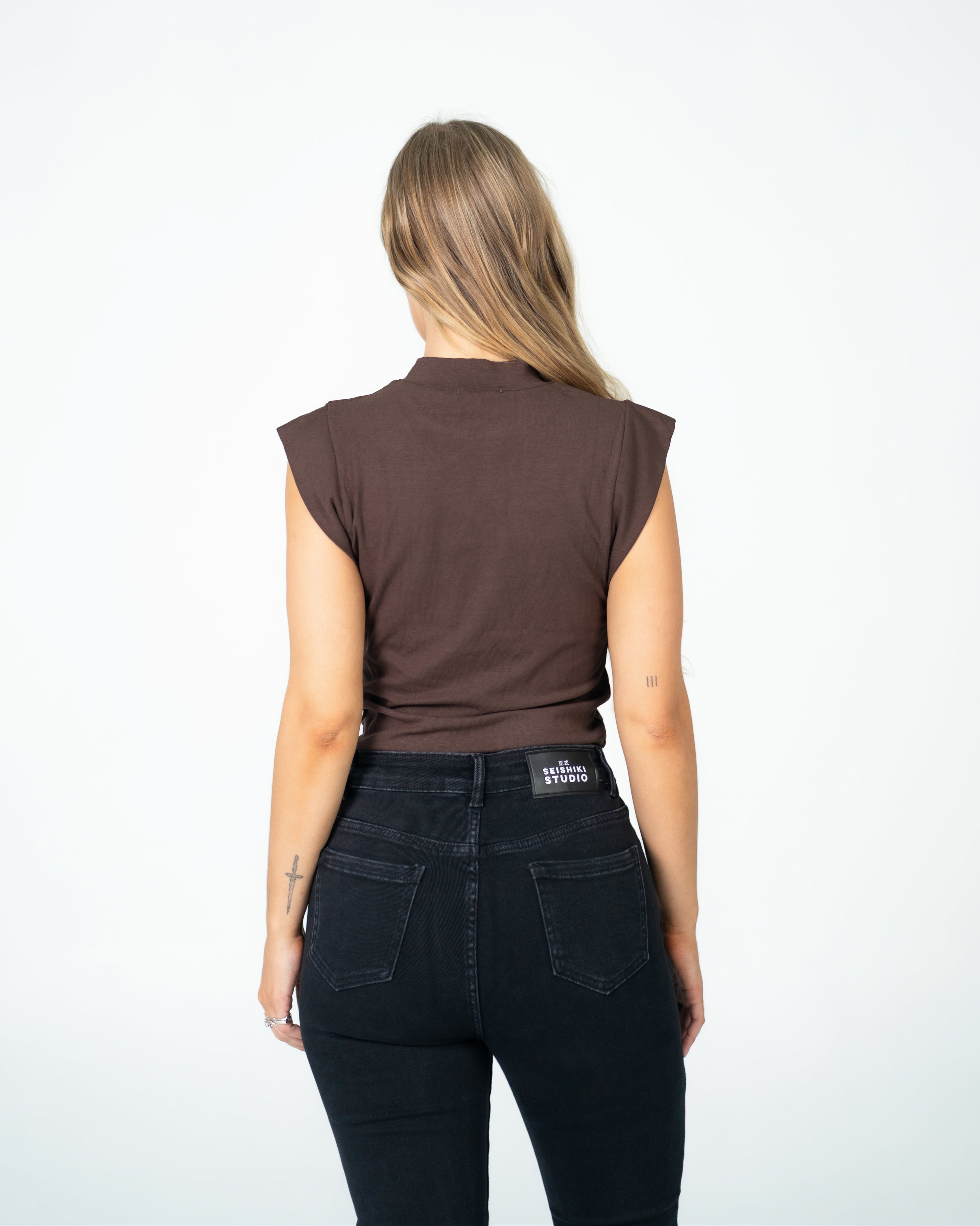 KINZOKU Top BROWN