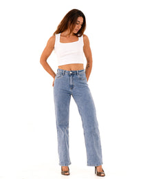 JOMEI STRETCHY Butt Lift Straight Leg Jeans - IL 78CM | SEISHIKI STUDIO