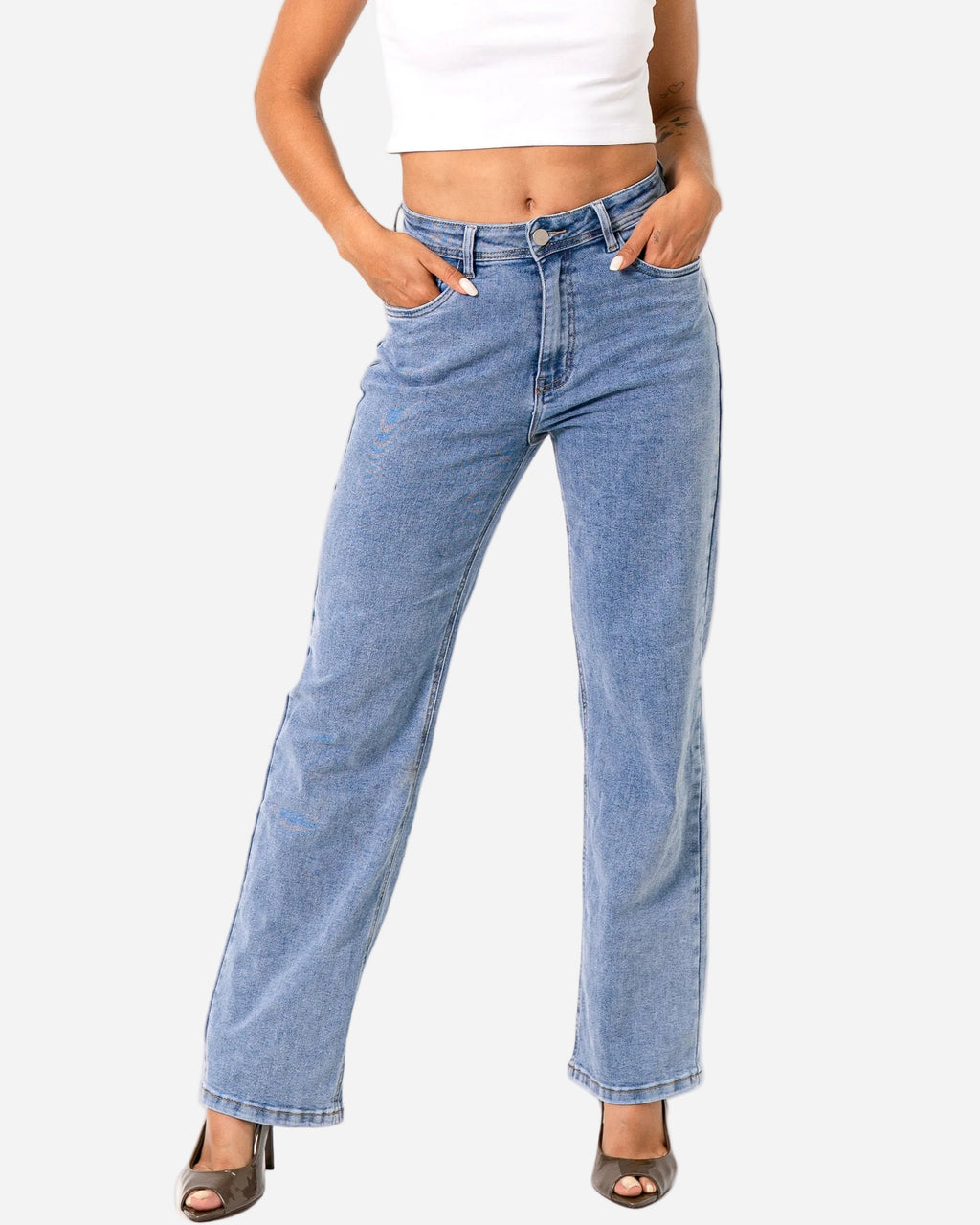 JOMEI STRETCHY Butt Lift Straight Leg Jeans - IL 78CM | SEISHIKI STUDIO