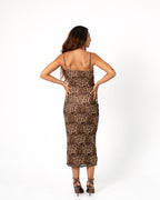 SPARKLY LEOPARD PRINT DRESS