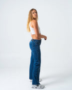 MAKOTO Sparkle Wide Leg Jeans - INSEAM 79CM