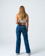 MAKOTO Sparkle Wide Leg Jeans - INSEAM 79CM