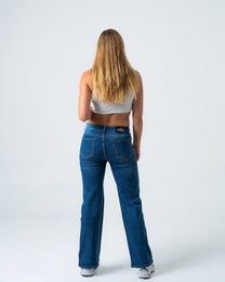 STRETCHY MAKOTO Sparkle Wide Leg Jeans - INSEAM 79CM | SEISHIKI STUDIO