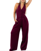 SOTO Jumpsuit BURGUNDY