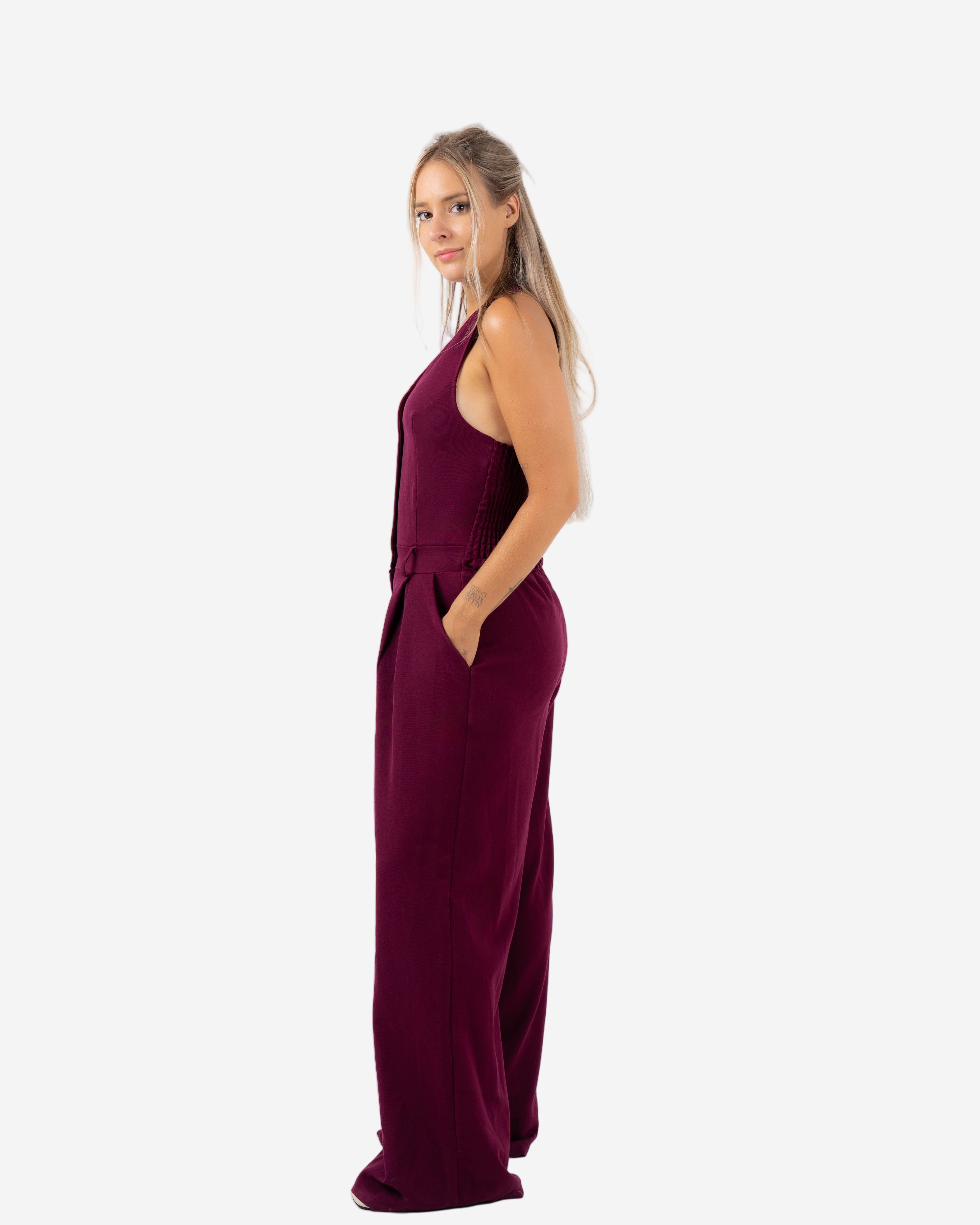 SOTO Jumpsuit BURGUNDY