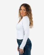 EXTRA WARM LONGSLEEVE COMPRESSIVE Top Top WHITE