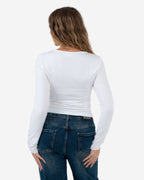 EXTRA WARM LONGSLEEVE COMPRESSIVE Top Top WHITE