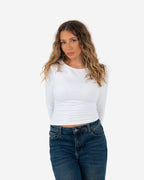 EXTRA WARM LONGSLEEVE COMPRESSIVE Top Top WHITE