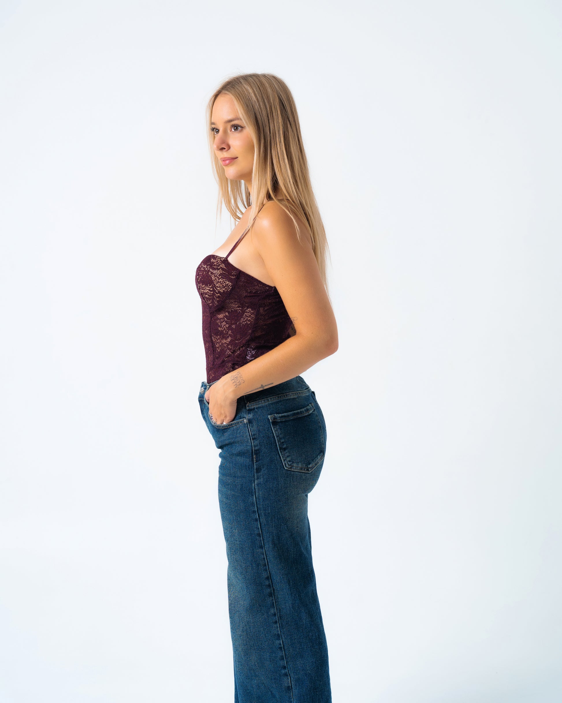 MODORU Bodysuit BURGUNDY