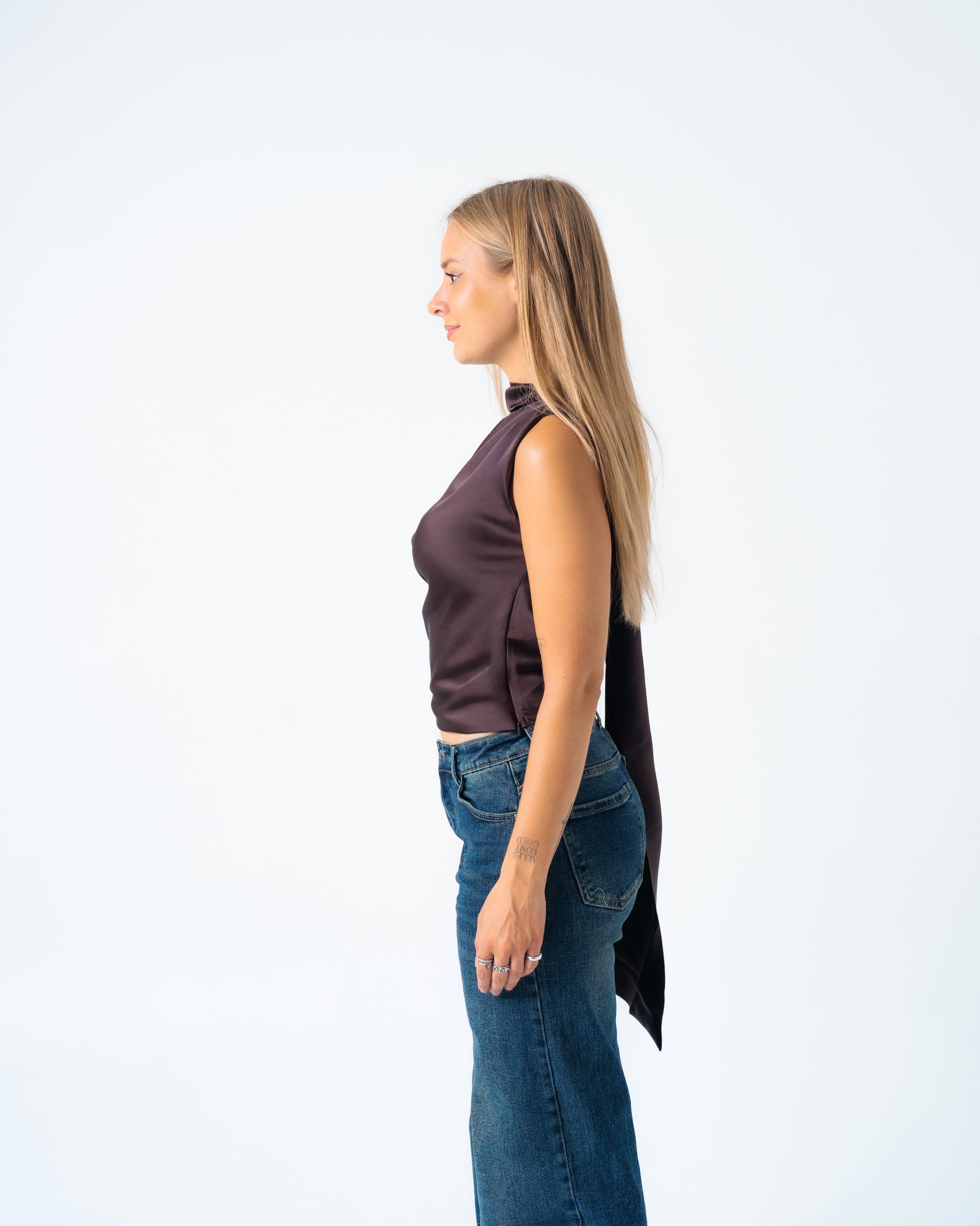 DARIA Top BROWN
