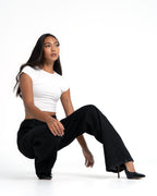 SCHWARZEJEANS  WIDE LEG JEANS  IL 77 CM