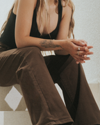 CHIMON Jeans DARK BROWN