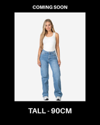 TALL - MAINICHI Wide Leg Jeans BLUE - INSEAM 90CM