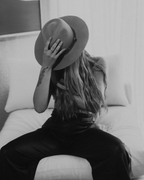 MITSURIN Faux Leather Wide Leg Jeans - INSEAM 80CM